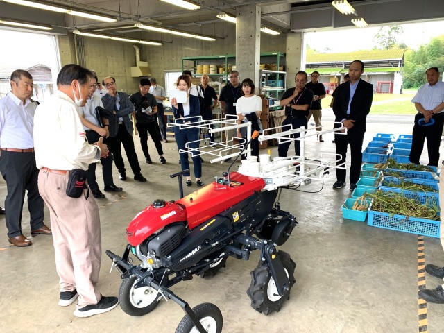 かんしょ省力生産へ セル苗移植で中間検討会　